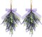 Spring Lavender Swag Decor 2 Pack Artificial Lavender Swag for Door